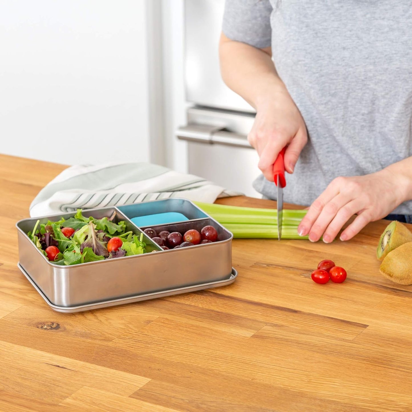 Stainless Steel Bento Lunch Box with Mini Sauce Container β BPA-Free β Dishwasher Safe β Great for Adults, Kids, and Meal Prep