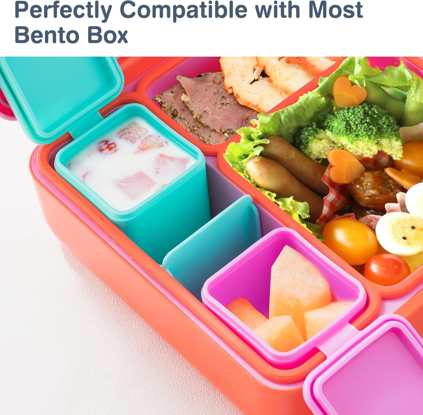 2-Pack Reusable Platinum Silicone Snack Containers β 4oz Capacity β BPA-Free β Leakproof β Cute Bunny Lid β Freezer, Microwave & Dishwasher Safe