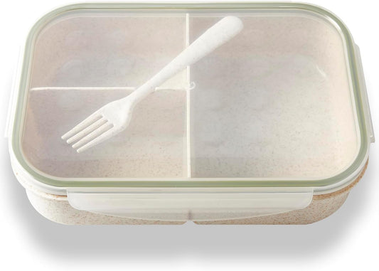 Rectangular Bento Lunch Box – Leakproof with Snap-Lock Lid – BPA-Free – Microwave & Dishwasher Safe – Portable Food Container